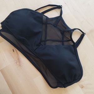 Black bikini top